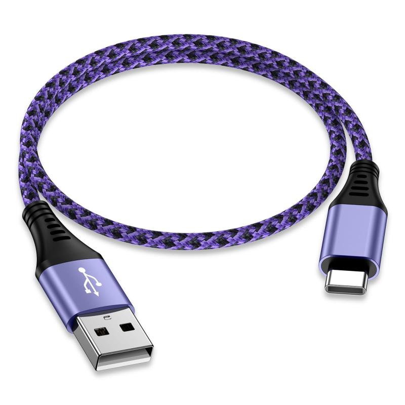 Viviber タイプc ケーブル 0.5m 短いUSB Type C ケーブル アンドロイド 充電ケーブル iphone 15 タイプC usbケーブル スマホ 急速充電コード 高耐久ナイロン usb c コード usbデータ転送ケーブル iphone