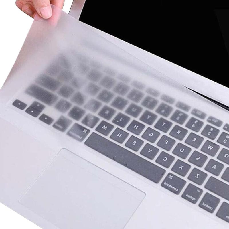 Mirhua シリコンキーボード ユニバーサルノート 極薄 高い透明感 防水 静音 防塵 耐磨 パソコンキーボードプロテクター