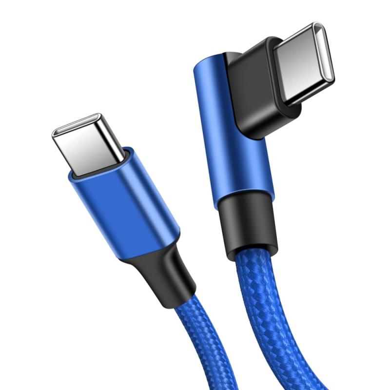 LTG 爆速 PD60w対応 L字 スマホ ケーブル C-TO-C Type-C to C TYPE-C 長さ25cm～3m 3A SPEED 急速 充電器 アイコス イルマ イルマワン プライム 7987277 [並行輸入品]