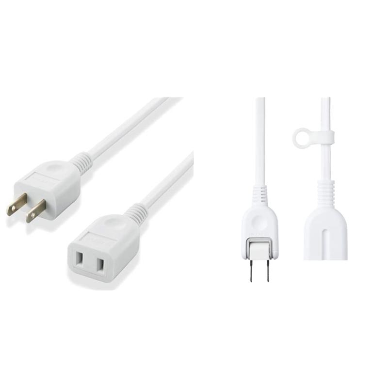 エレコム(ELECOM) 【延長コードセット 】 2ピンプラグ電源延長ケーブル T-E22