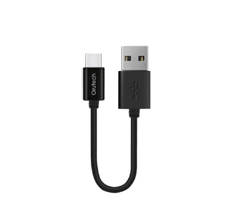 Orutech Type-C 変換ケーブル 15cm（ショートver.） 高速充電 480Mbps高速データ転送対応 ホワイト/ブラック 1本 / 2本セット/ 3本セット / 4本セット / 5本セット / 6本セット