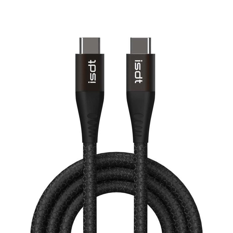 ISDT USB C ケーブル 100W 5A PD QC4.0対応 急速充電 高速データ