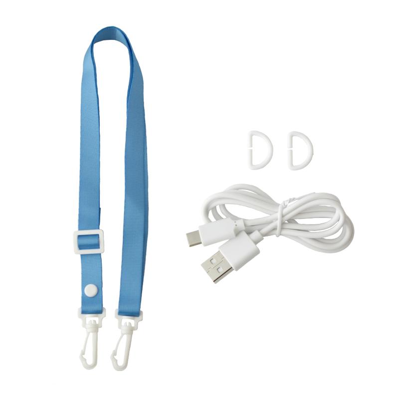 [Felicross] [セット品] ピントキッズ 付属品3点セット ストラップ Dカン 充電ケーブル