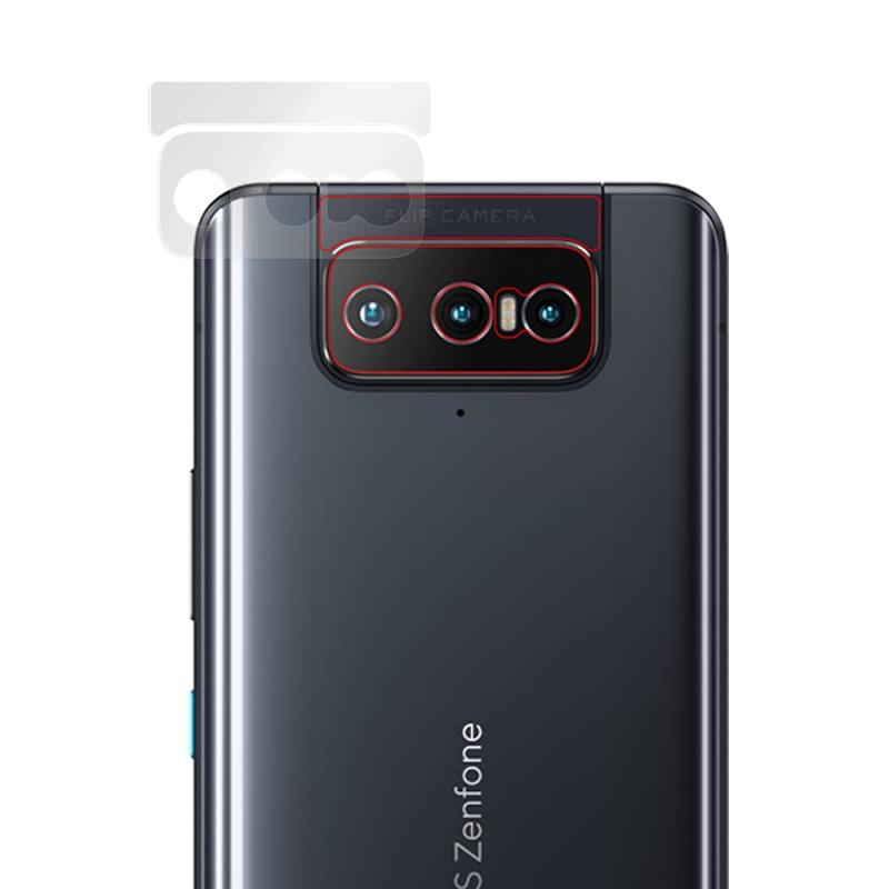 ミヤビックス ASUS ZenFone 8 Flip (ZS672KS) 用 光沢 リアカメラ部 保護フィルム 防指紋 防気泡 日本..