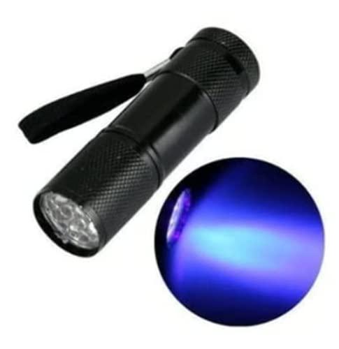 ブラックライト 9灯 LED 防水 レジン硬化 ジェルネイル