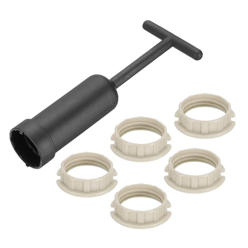 PATIKIL G9 ライトソケットリングキット ランプシェードホルダーアダプター5つ プラスチックリング交換..