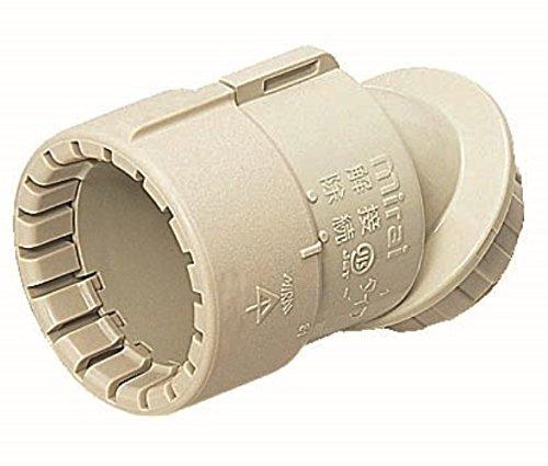 未来工業 PF管用曲がりコネクタ 45度 グレー 10個価格 FNVK-16GH