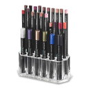 ColorfylCoco コスメ収納 大容量 メイクペンシル ペンスタンド 26ポケット ペン立て ペンホルダーリップライナー アイライナー メイクブラシ 収納アクリルホルダー アクリル スタンド