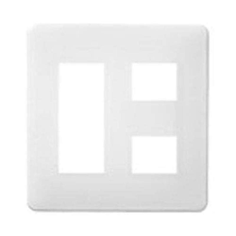 パナソニック(Panasonic) フルカラー モダンプレート 5個用 標準プレート ホワイト 3個セットWN6005SW3