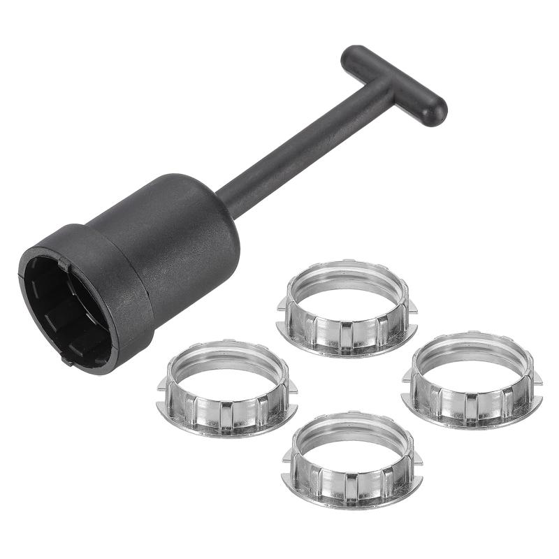 PATIKIL G9ライトソケットリングキット ランプシェードホルダーアダプター4つ 亜鉛合金リング交換用取..