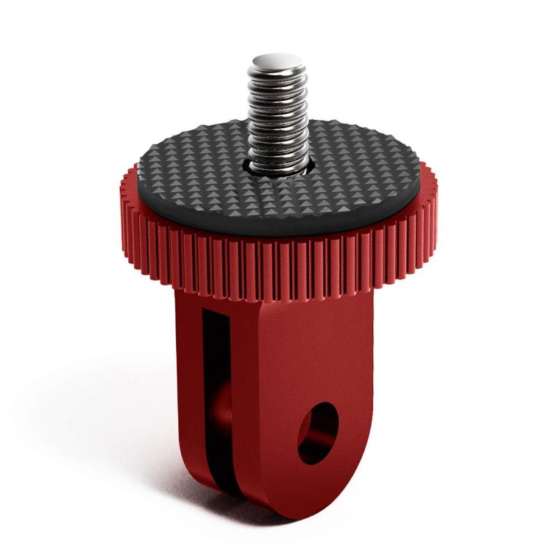 SINTYAN アルミ変換アダプター GoPro規格から1/4ネジ規格に変換 GoPro全般カメラ/Osmo Aciton対応（ブラック）