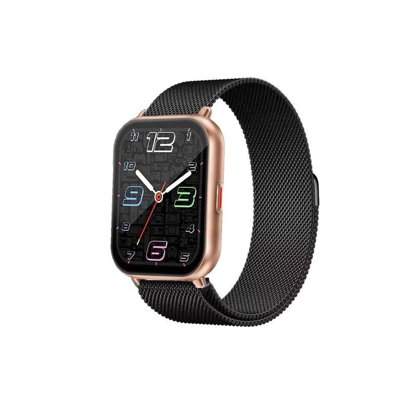 [SHANCHI] 【磁気式】 For RUIMEN H1 1.85インチ スマートウォッチ 用 交換バンド 22mm 磁気式ミラネー..