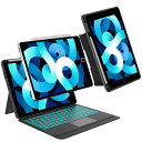 高級版「横/縦両方対応」iPad Pro 13 (M4) キーボード ケース 2024 iPad Pro 13インチ (M4) 専用(A2925、A2926、A3007)タッチパッド搭載 超薄 軽量 分離式 ワイヤレス bluetoothキーボードカバー