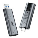 JNH ポータブル SSD 外付け 1050MB/s USB3.2 Gen2 10Gbps Type-A/Type-C 両対応 3D TLC スティックタイプ SSD PS5/PS4対応 アルミ筐体 超小型 SSD-PU10GR メーカー