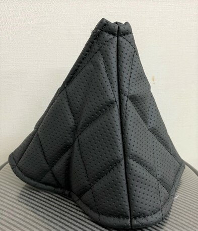ゴルフ ブラック【キルト有り】シフトブーツカバー(チェンジブーツカバー）
