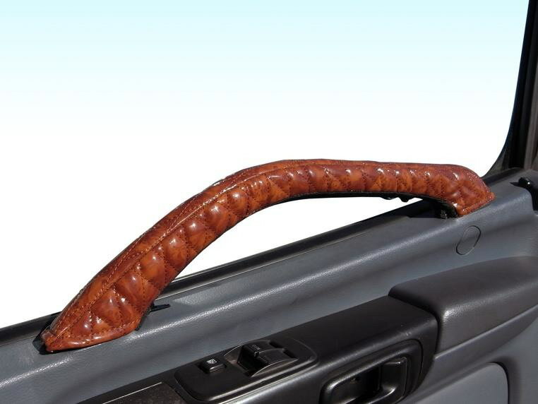 ファンキーキルトドアハンドルカバー/木目★左右セット