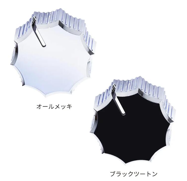 ATシフトダイヤルカバー　オールメッキ/ブラックツートン　17プロフィア/17レンジャー