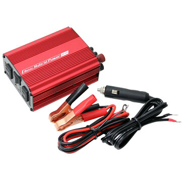 DC/AC　USB&コンセント サイレントインバーター SIV-301　300W　24V