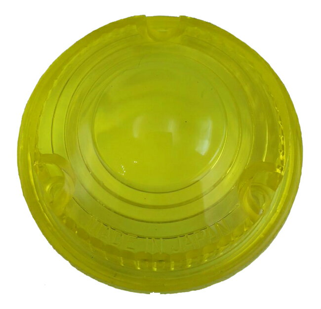 JB丸型スカイラインテールランプ 用センターレンズレモンイエロー【フラッシャーレンズ】