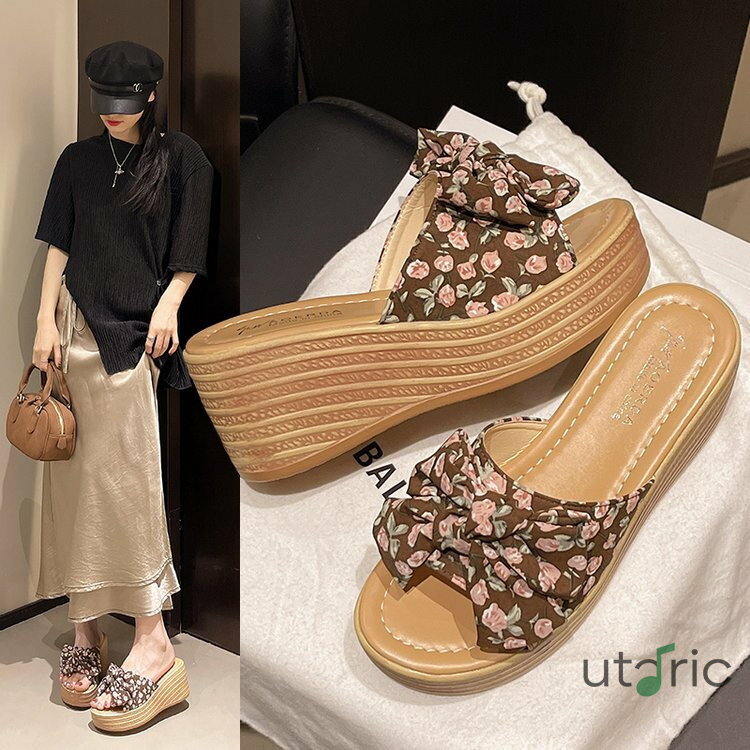 ウェッジソール サンダル リボンサンダル レディース サンダル レディース 厚底サンダル 厚底ヒール 歩きやすい 　 ル レディースサンダル レディース ヒール 疲れない おしゃれ サンダル ウエッジソール 大きいサイズ ミュールサンダル 7CMヒール