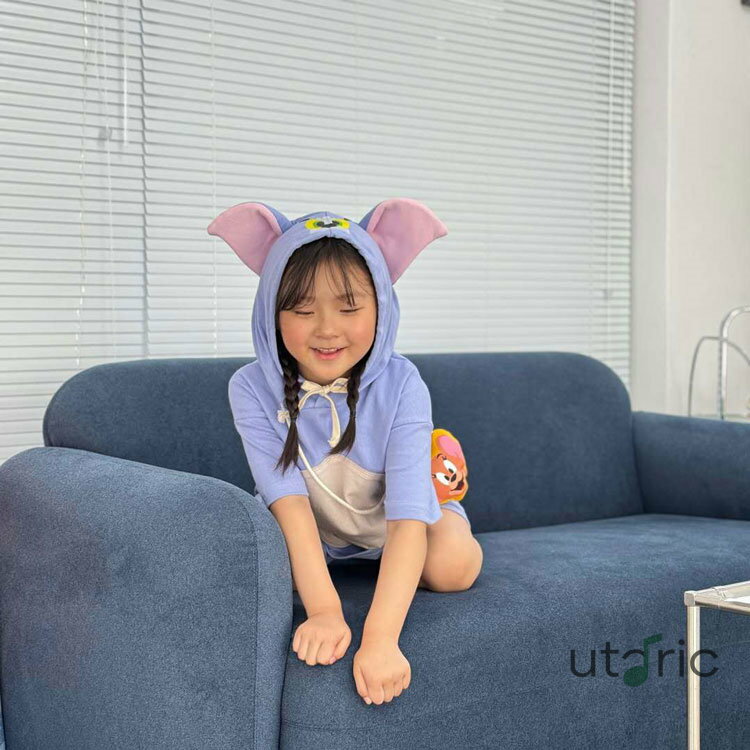 ハロウィン衣装 コスプレ 子供 セットアップ ベビー服 赤ちゃん 上下セット 女の子 男の子 キッズ ハロウィーン仮装 可愛い 猫 ねずみ 変装 パーティー おしゃれ ルームウェア 部屋着 秋服 耳付き 姉妹 兄妹 姉弟 兄弟 お揃い コーデ 3