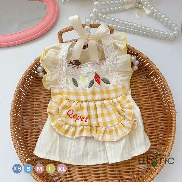 犬服 春服 小型犬用 女の子 ワンピース つなぎ ペット服 お出かけ キャミソール リボン かわいい ドッグウェア ペットウェア お散歩 犬 カバーオール サロペット お姫様 ワンピース ペット用スカート おしゃれ 抜け毛防止