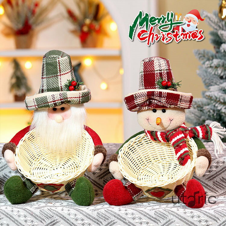 クリスマス 飾り キャンディー お菓子 果物カゴ クリスマス キャンディバスケット 可愛い ギフト 卓上 ..