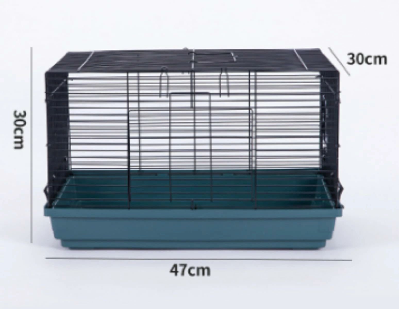 小動物ケージ デグー ケージ お掃除しやすい 通気 持ち運びやすい モルモット うさぎ ハムスター ゴールデンハムスター キンクマ など適用 脱走防止 ロック付き (ブルー) utaric-10033866 utaric サンプル画像2