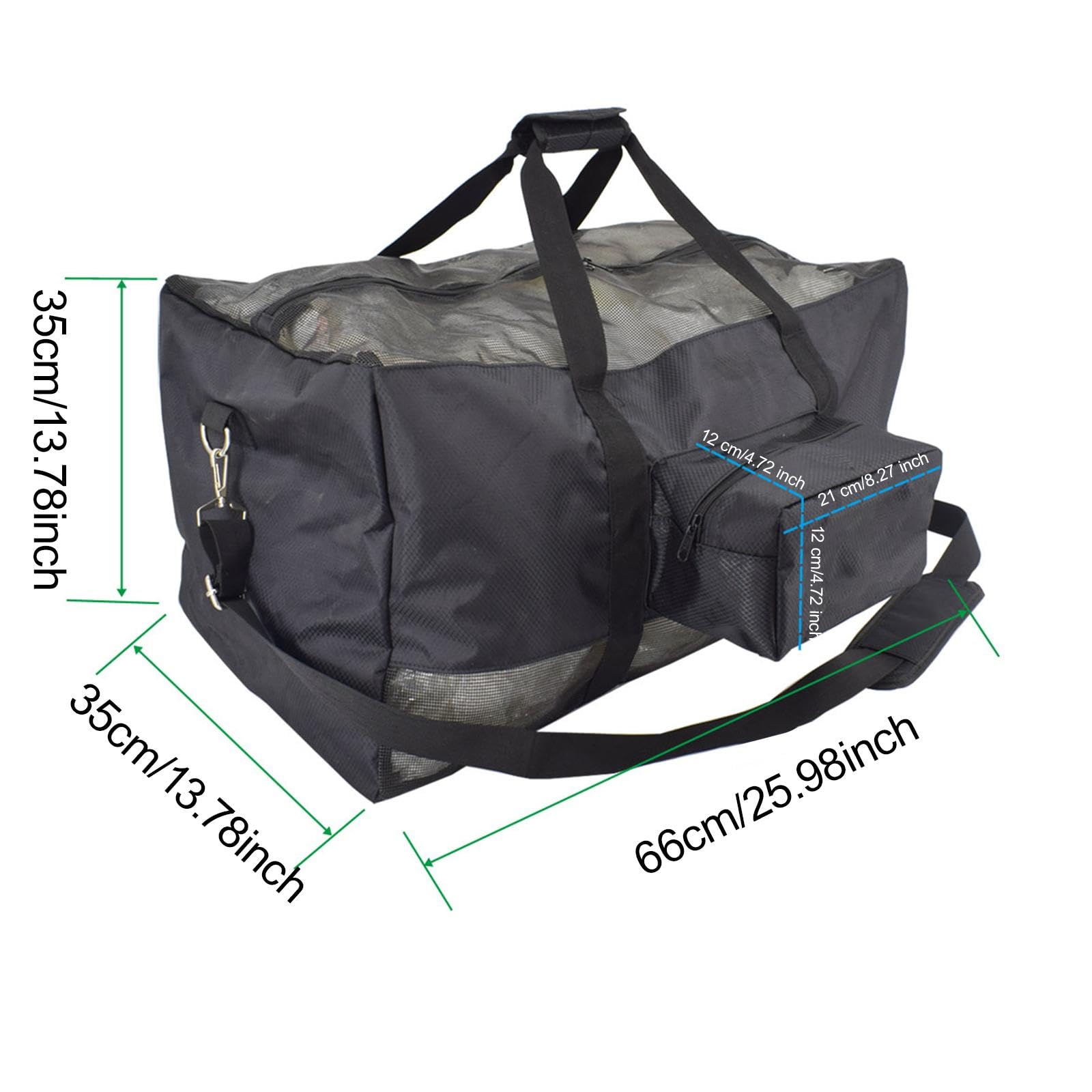 スキューバダイビング用ショルダーバッグ ビーチ用ダッフルバッグ 旅行必需品 水泳器具 26x13.7x13.8インチ 通気性 utaric-10031070 utaric サンプル画像3