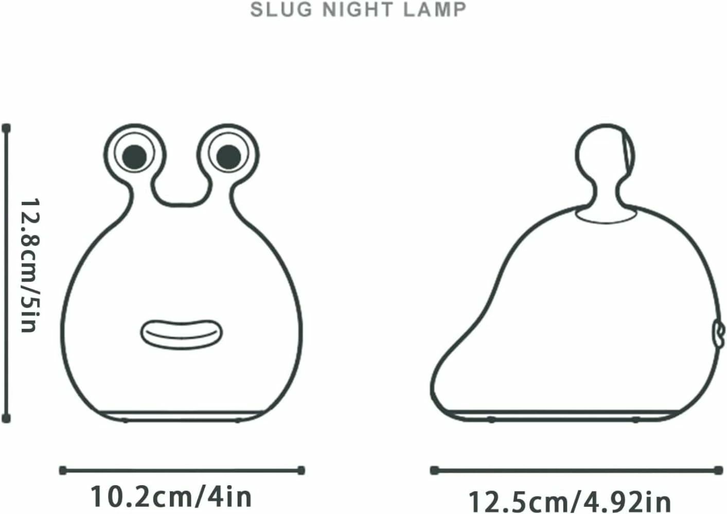 子供用ナメクジ、タッチセンサー付きかわいい、ポータブルソフト、子供用シリコン漫画動物保育園スクイーズ、ベビー、キッズ、ティーン用(白) utaric-10031353 utaric サンプル画像2