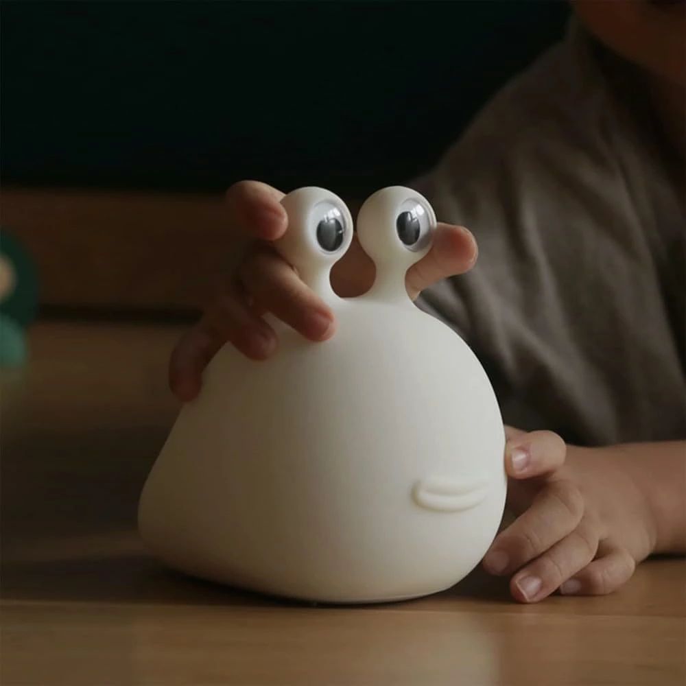 子供用ナメクジ、タッチセンサー付きかわいい、ポータブルソフト、子供用シリコン漫画動物保育園スクイーズ、ベビー、キッズ、ティーン用(白) utaric-10031353 utaric サンプル画像3