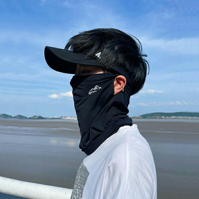 フェイスマスク 帽子 スポーツ 日焼け ゴルフ uv フェイスガード フェイスカバー ...
