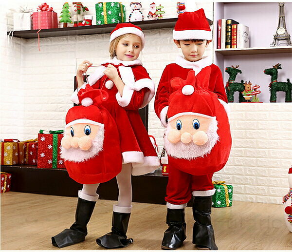 utaricの一部短納期 サンタ コスプレ衣装 サンタ キッズ 女の子 男の子 ポンチョ コート ワンピース 上下セット ケープ 子供 サンタ コスチューム 子供服 サンタクロース 帽子付き クリスマス 衣装 キッズ 赤ちゃん ベビー服 着ぐるみ ポンチョコート 送料無料｜アングル2