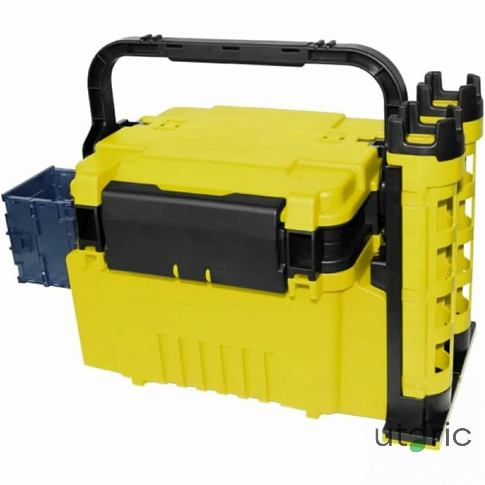 フィッシングボックス トラベルフィッシングケースボックス ボトルホルダーとロッドスタンドチューブ付..