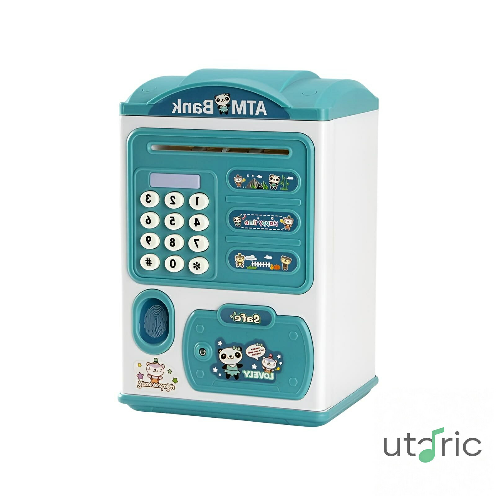 []【貯金箱 電子式】子供用知育玩具