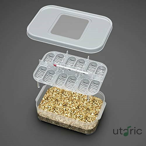 爬虫類専用孵卵器 12枚 孵卵機 孵化器 インキュベーター 爬虫類 卵インキュベーションボックス 管理し..