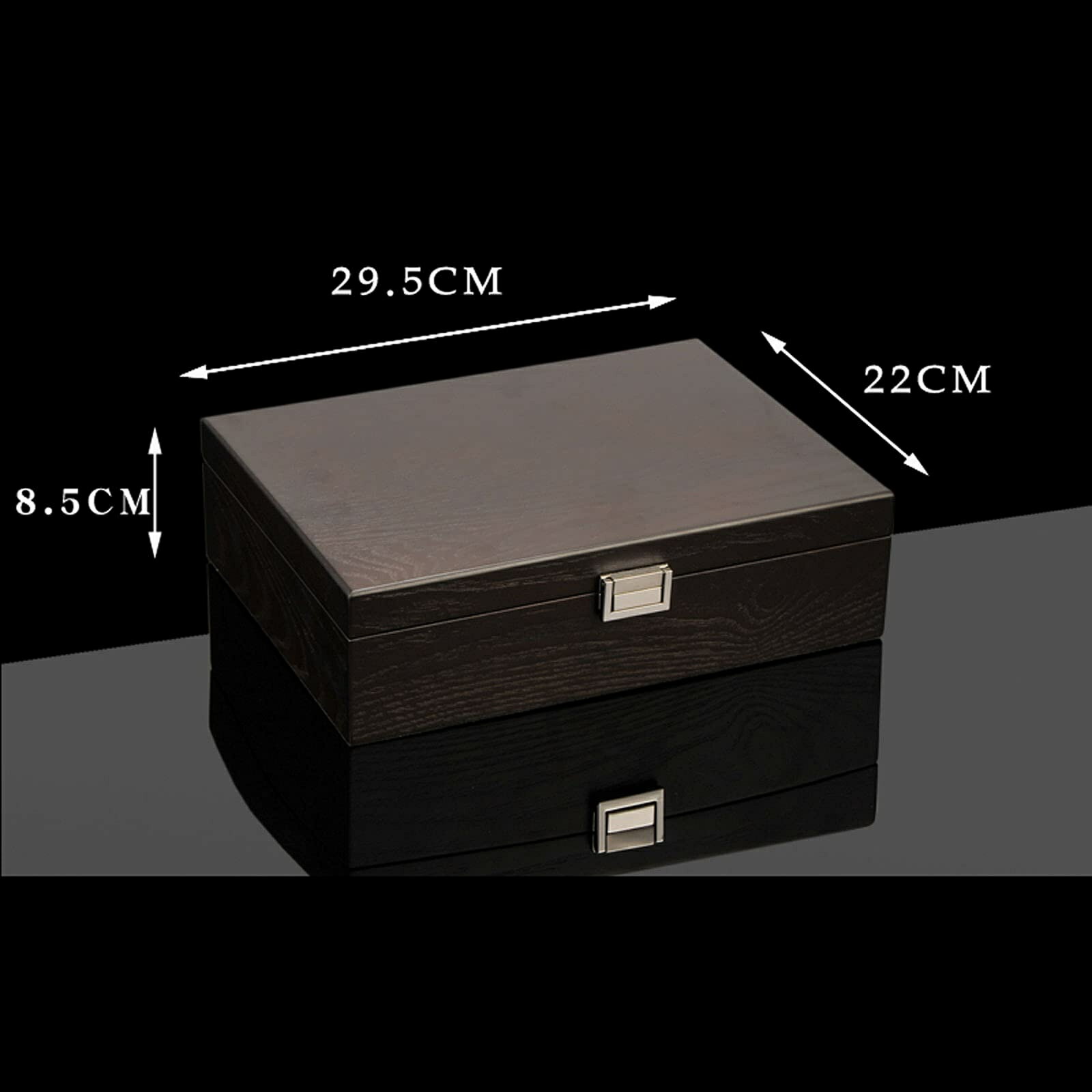 Rakuten - ジュエリーボックス 木製ジュエリーボックス 女性用ジュエリーボックス ディスプレイ収納ケース ネックレスフック7個付き ジュエリーホルダー 女の子用ジュエリーオーガナイザー 女性用ジュエリーオーガナイザー