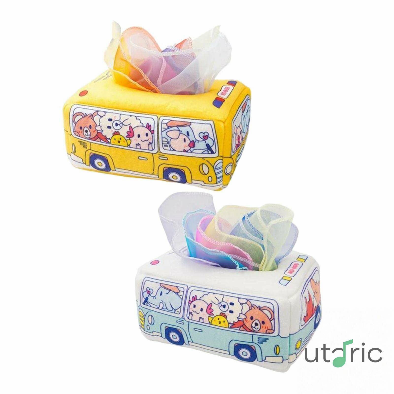 Rakuten - ティッシュボックス おもちゃ 布おもちゃ 早期学習おもちゃ 感覚組織ボックスおもちゃ スカーフ 知育玩具 感覚玩具 幼児新生児 カラフルな柔らかいスカーフ 赤ちゃん 握るトレーニング脳の発達 就学前幼児 子供 ギフト 感覚おもちゃ 車