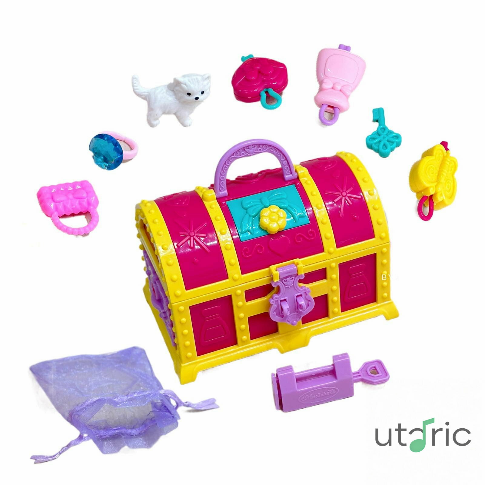 어린이 보물 상자, 소녀 보물 상자 - 보석 상자 보석 상자 - 어린이 보석 세트 보물 상자