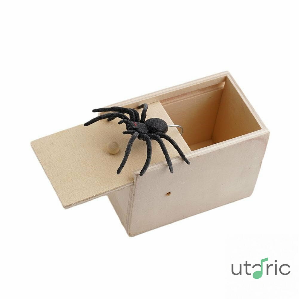 蜘蛛 びっくり箱 スパイダーいたずら恐怖箱 いたずらスパイダーボックス 蜘蛛 おもちゃ 恐怖ボックス ..