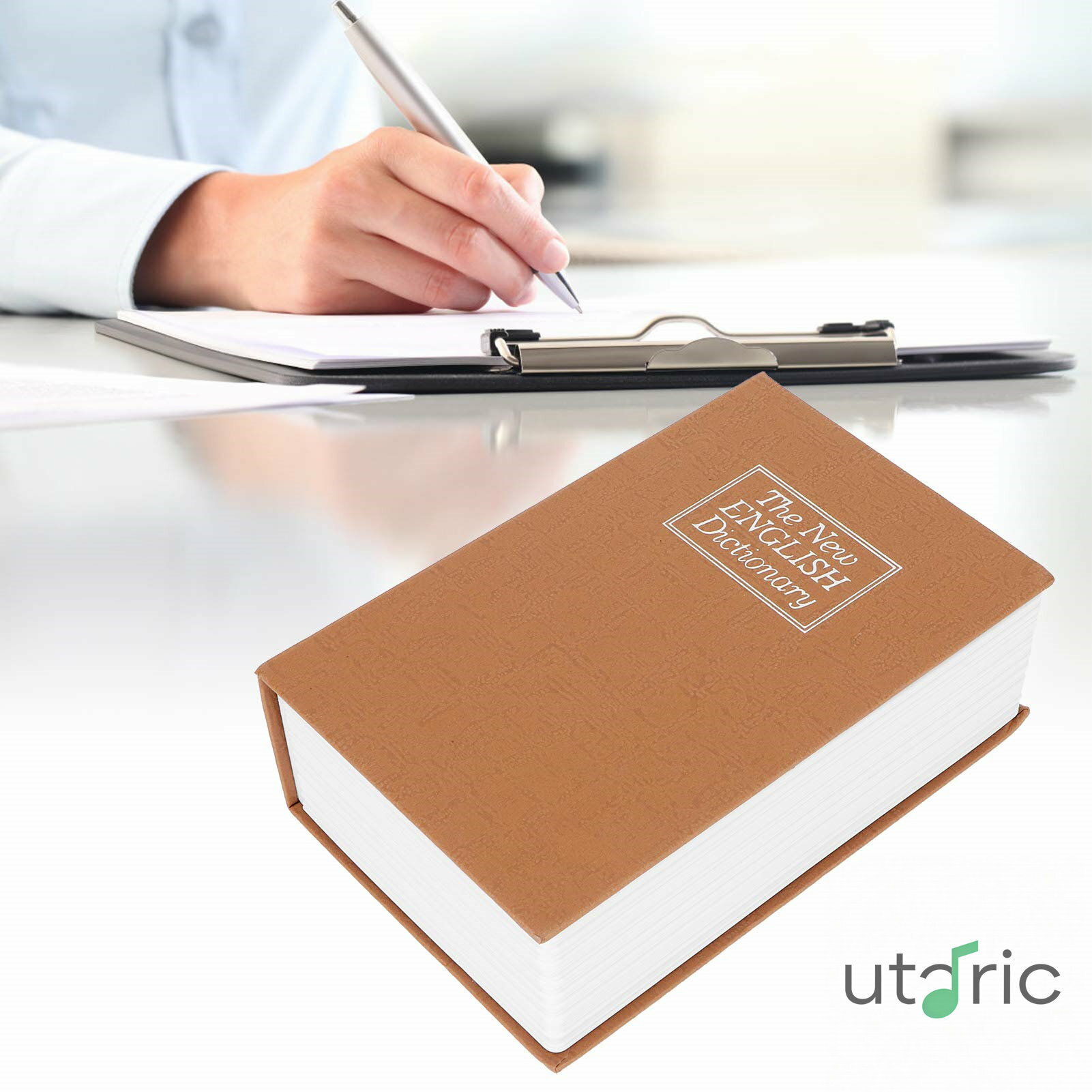 キャッシュボックス家庭用貸金庫パスワードボックス辞書貯金箱本辞書コイン貸金庫