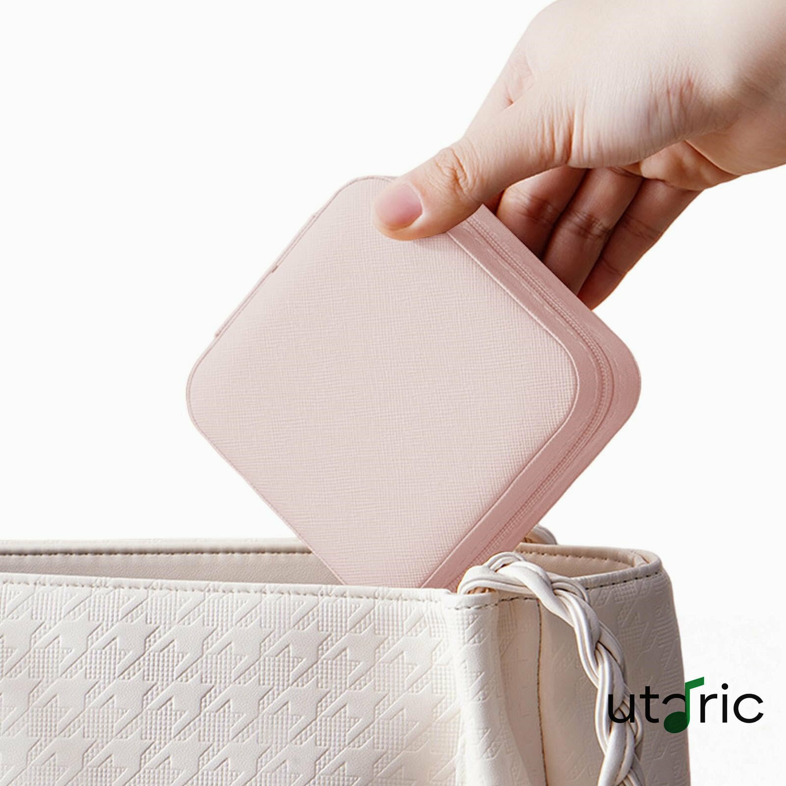 トラベルジュエリーケース、ミニスモールジュエリーボックス ミニ PU レザーポータブルジュエリー収納ボックス - ミニトラベルケース、ディスプレイストレージホルダーボックス、PUレザージュエリーリングオーガナイザーケース