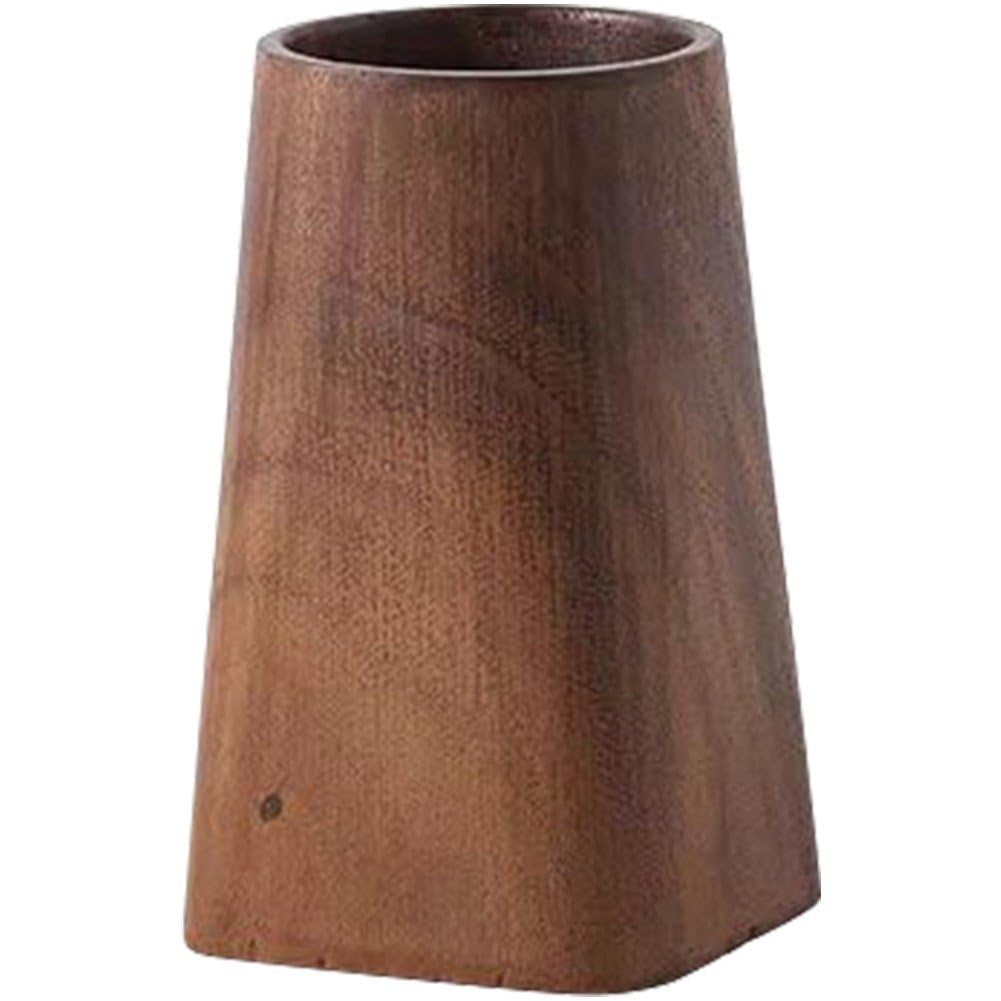 ペンホルダー レトロ 鉛筆ボックス 鉛筆ホルダー 化粧ブラシホルダー クルミ テーブル オーガナイザー ポット 卓上 事務用品 学校 家庭用