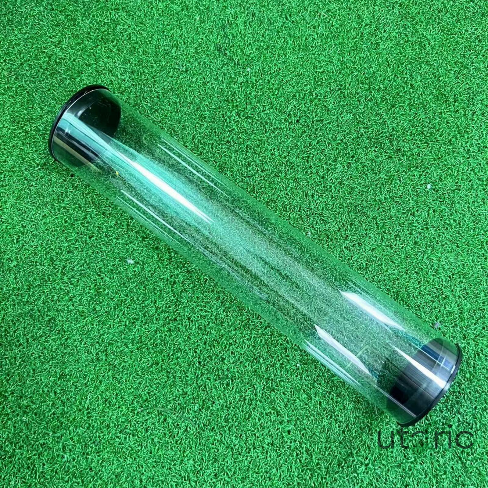 透明ゴルフボール収納ボックスオーガナイザー ボールホルダー 傷防止ギフト ゴルフバレルチューブコンテナケース テニス用 女 男