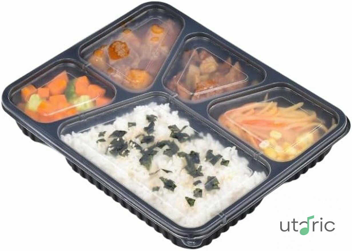 Rakuten - プレート 洋食器 仕切り皿 カレー皿 ランチプレート 陶器 パスタ皿 3段 大容量 耐熱・耐冷 実用 簡易 電子レンジ・食洗機対応 弁当箱 食事容器 業務用 家庭用 1枚入 (クリームイエロー 丸型)