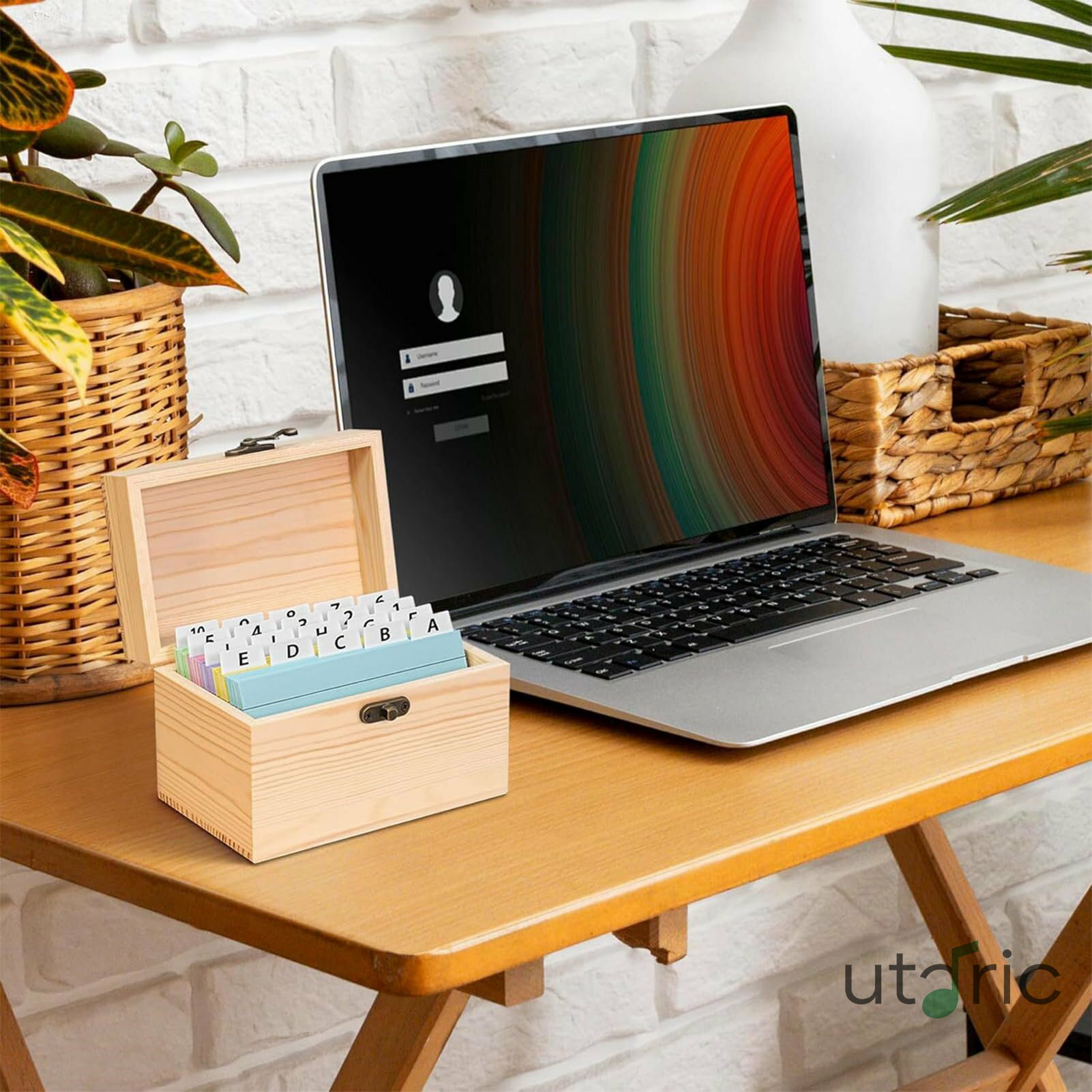 インデックスカード収納 - 木製名刺