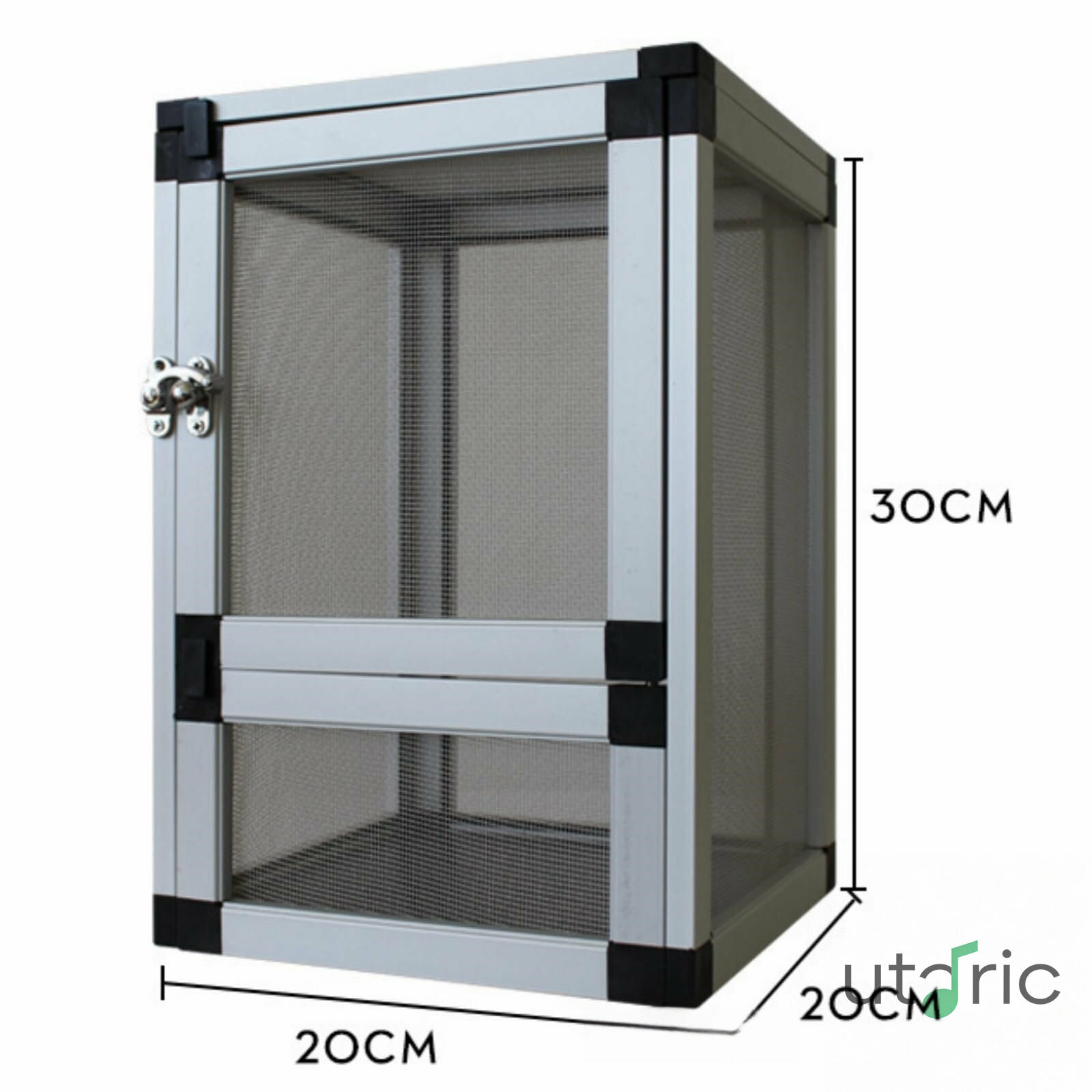 爬虫類ペットケージ アルミニウム取り外し可能な爬虫類ケージ カメレオン 気爬虫類カメレオンケージ 両生類ケージ ケージ よく換気生物ケージ 飼育ケージ ヘビの給餌ケージ トカゲ ヘビ 通ボックス クモ カエル コオロギ カメ生息地 ペッ