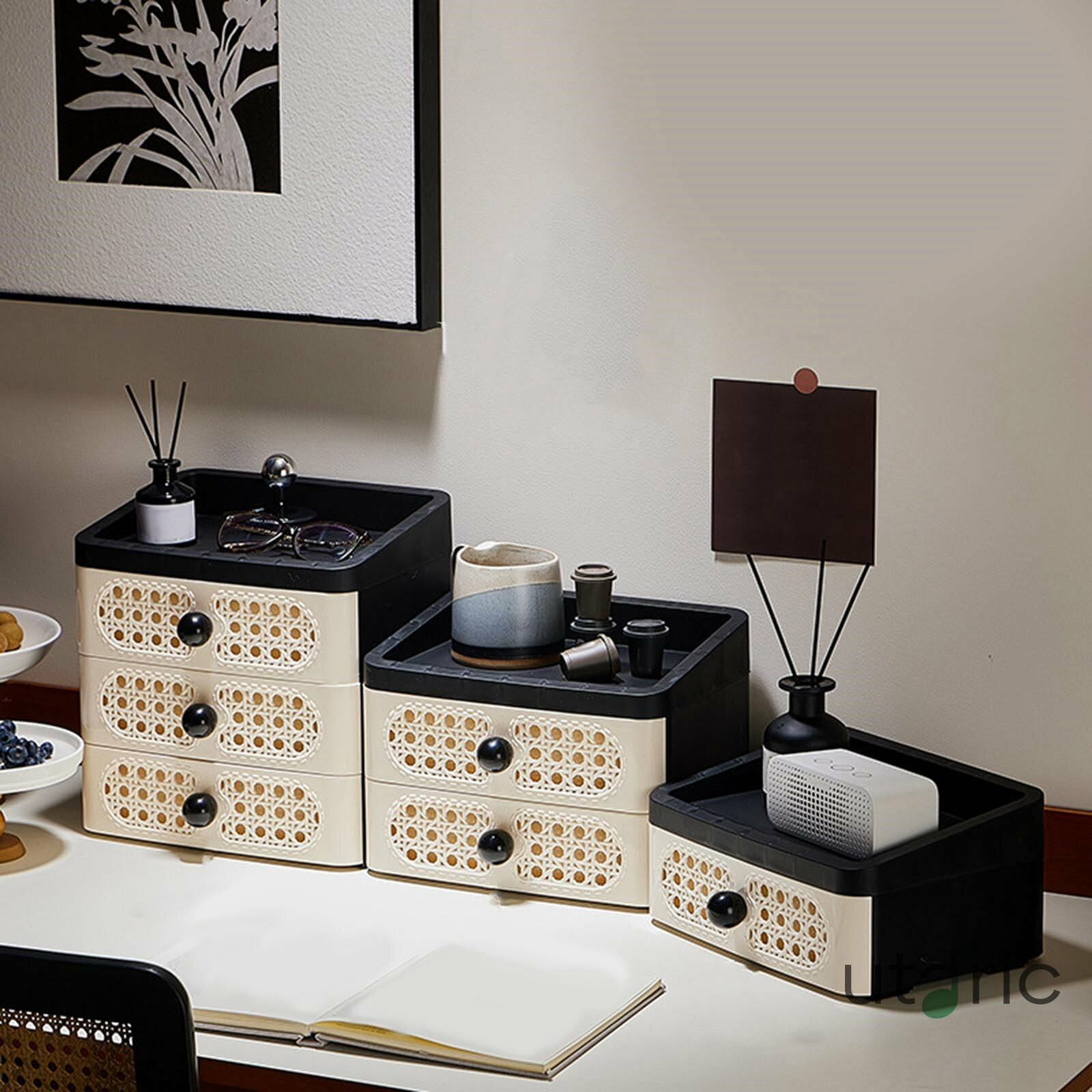 ��Ǽ�ܥå���������ӥͥåȡ��ɥ�å��������ե��������������桢�ǥ����������Ф��������ʥ����� 27.5x23x20cm