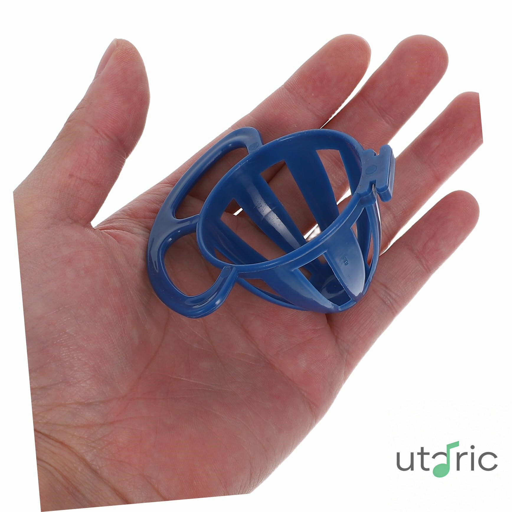 10個 果物と野菜のバスケットフィーダー ケージカップフィーダー ぶら下げフルーツバスケット ウズラの卵ホルダー 鳥かごの餌入れ 鳥の餌箱 Blue プラスチック