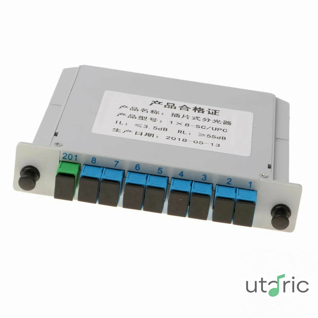 光スプリッタ 分岐 1～8 SC/UPC インサート ファイバスプリッタ